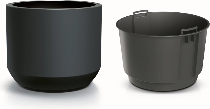 Inzet met handgrepen voor eenvoudige handling