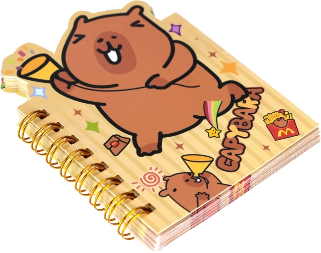 Schattig capibara-motief