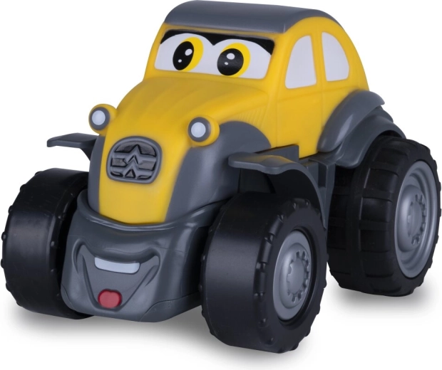 Robuust eendje op wielen