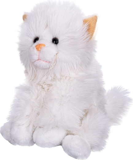 Pluchen katje met geluid 20 cm