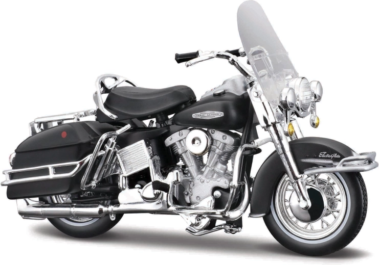 Maisto Harley-Davidson 1966 FLH Electra Glide matzwart 1:18