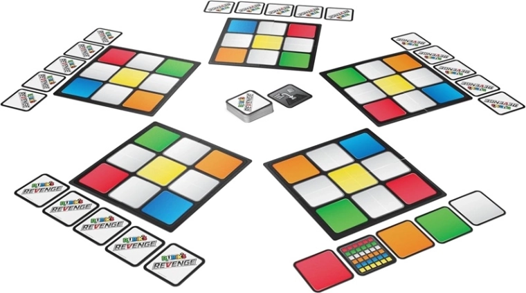 Snel spel geïnspireerd op de Rubik-kubus