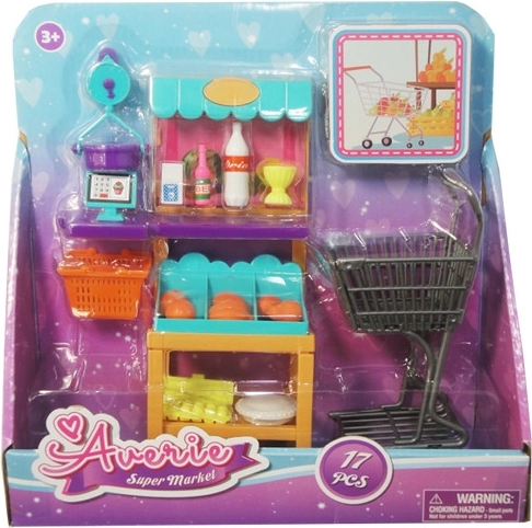 Accessoires voor poppen – groentekraam