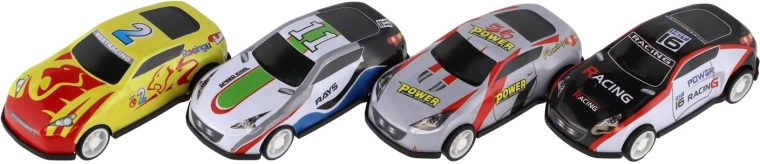 Vrolijke kleuren en racegraphics