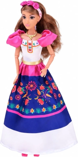 Kleurrijke folkloristische jurk
