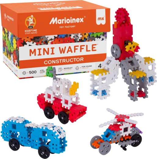 Marioinex Mini Waffle constructieset 500 onderdelen