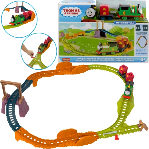 Fisher-Price Thomas & Friends Postbezorging met Percy-locomotief en rails