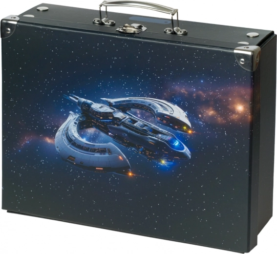Baagl opvouwbare schoolkoffer Ruimteschip