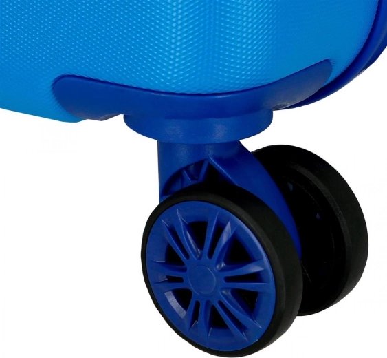 4 dubbele wielen met 360°-rotatie