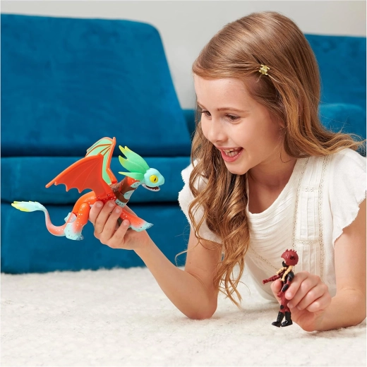 Beweeglijke draak voor actieposes