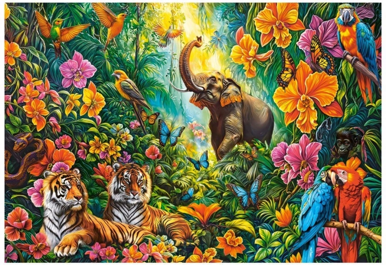 Castorland puzzel Bloeiende jungle 1000 stukjes