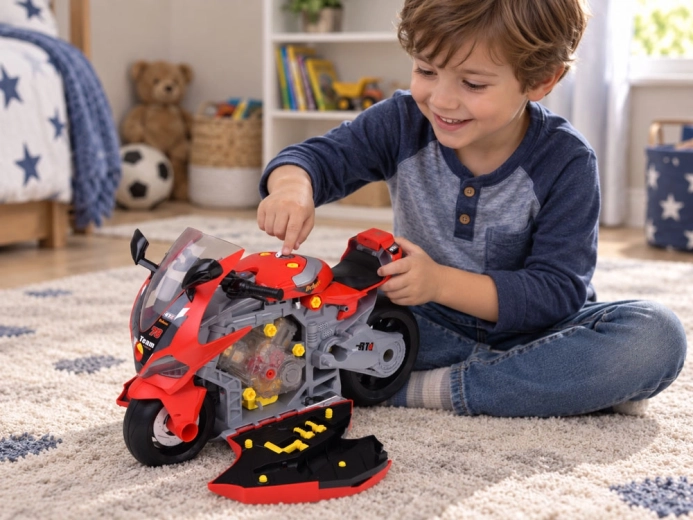 Uitneembare motor met bewegende onderdelen