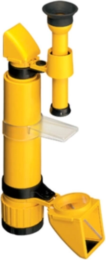 Microscoop en uitschuifbare periscoop
