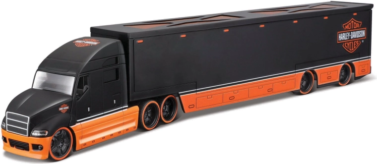 Maisto Harley-Davidson hauler zwart 1:64