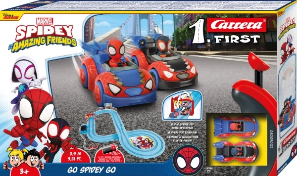 racebaan carrera first spidey go webs go 2,9 m