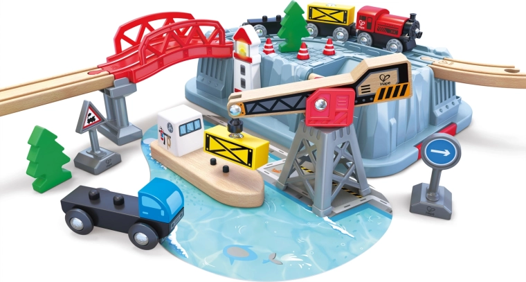 Brug, verhoogde sporen en dynamische rit