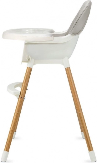 3-in-1: hoge stoel, aan tafel en lage stoel