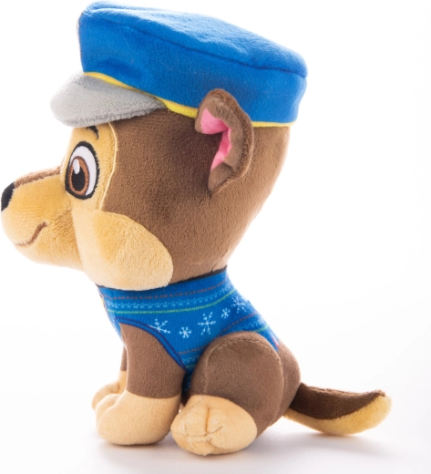 Feestelijke look met blauwe trui