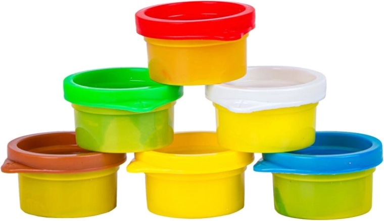 6 kleuren zachte boetseerklei voor eindeloze combinaties
