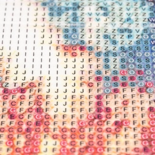 Overzichtelijke symbolen en zelfklevend canvas