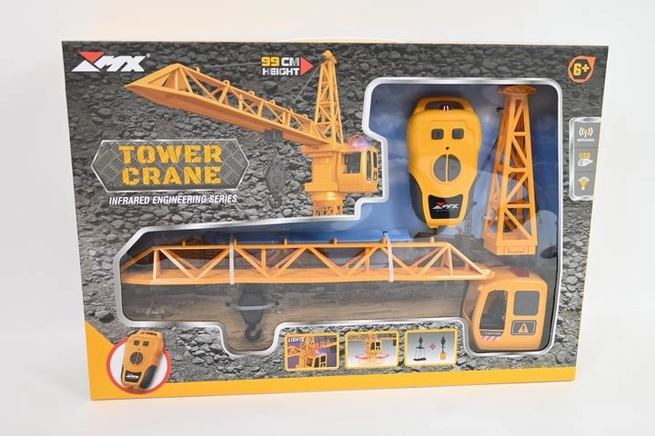 RC-kraan met afstandsbediening en verlichting (99 cm)
