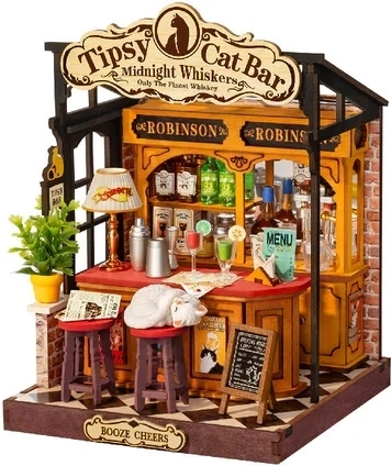RoboTime Rolife DIY miniatuur huisje Tipsy Cat Bar