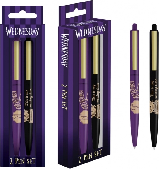 Set pennen Wednesday – 2 stuks