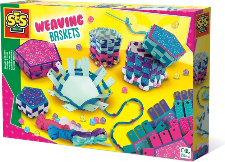 Set voor het maken van gevlochten doosjes