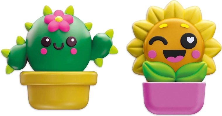 Schattige toppers: cactus en zonnebloem