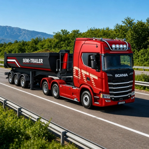 Realistische uitvoering voor de Scania 1501-combinatie