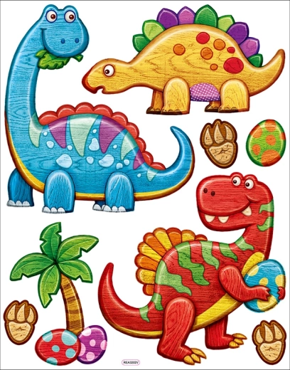 Decoratieve muurstickers Dino