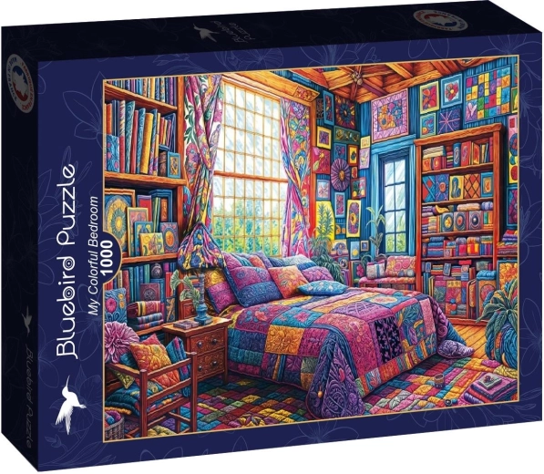 Bluebird puzzel Mijn kleurrijke kamer 1000 stukjes