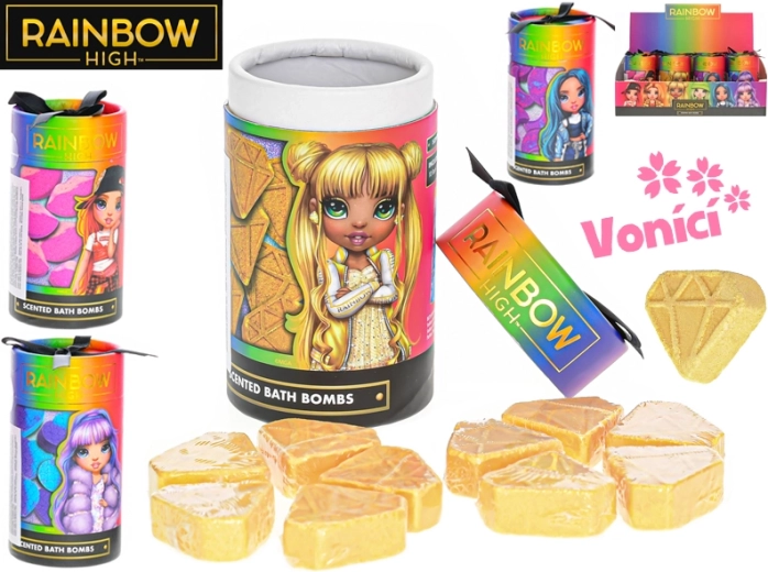 Rainbow High badbruisballen – geurig 10 stuks in tube, mix van vormen