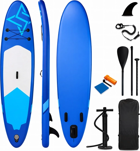 Opblaasbare paddleboard SUP 350 cm met accessoires