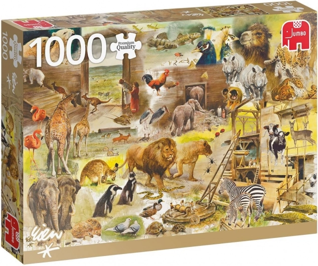 Puzzel Bouw van de Ark van Noach 1000 Stukken van Jumbo