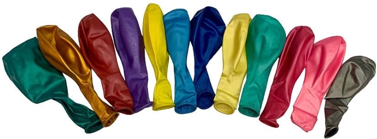 Praktische verpakking van 12 stuks in een kleurenmix