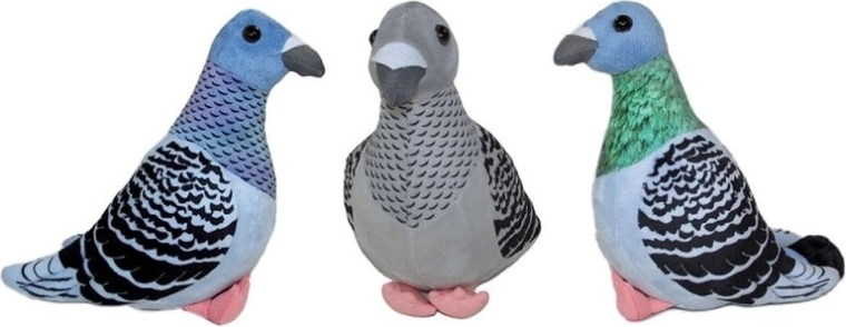 Pluchen duif 22 cm