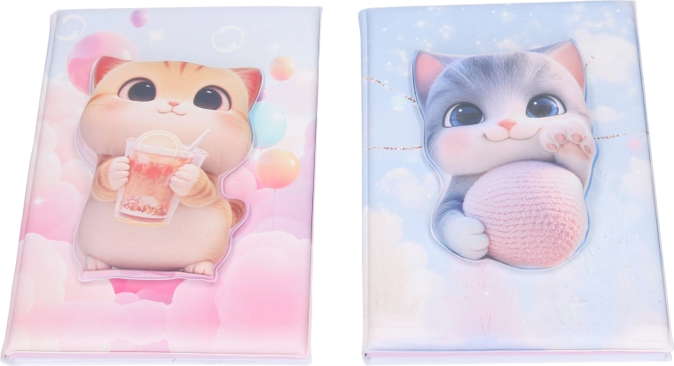 Gelijnd notitieboekje Kat 14,5 × 20,5 cm - 1 stuk