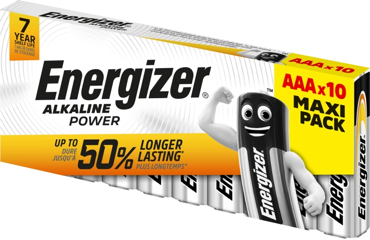 Energizer alkaline batterijen AAA LR03 Family Pack 10 st