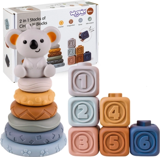 Woopie Baby zachte sensorische set 3-in-1 met koala