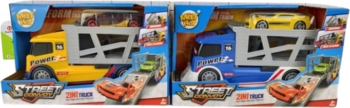Lanceertruck met autootje