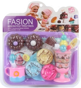 Set gebakjes met coupe