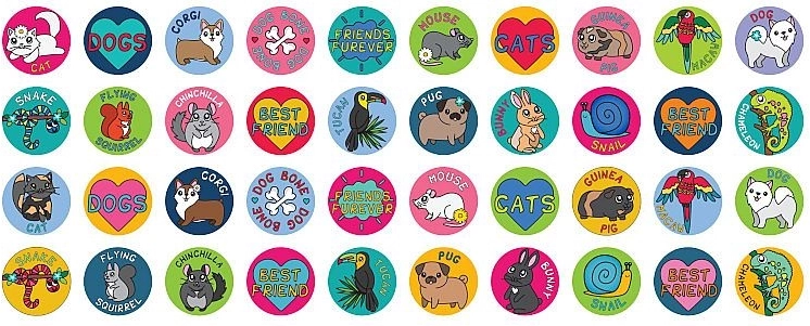 320 stickers voor eindeloos knutselen