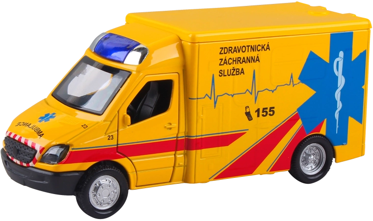 Reddingsdienst ambulance ZZS Mercedes‑Benz 1:36