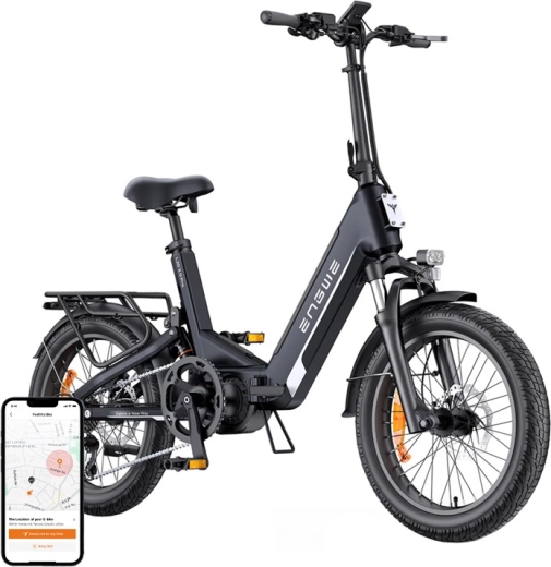 Elektrische fiets ENGWE L20 Pro 3.0 250 W 20" zwart