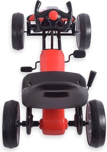 Veilige kettingaandrijving en handrem