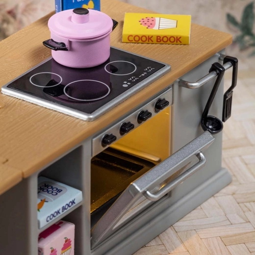 Oven met LED-verlichting voor realistisch spel