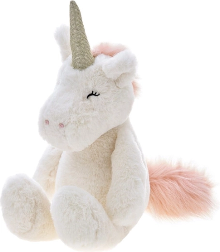 Pluchen eenhoorn Alessio crèmekleurig 36 cm