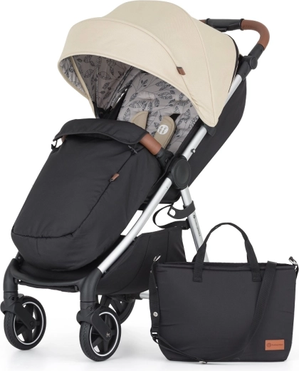 Petite&Mars sportwagen Royal3 silver sahara beige
