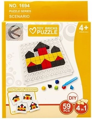 Puzzelconstructie met 59 stukjes